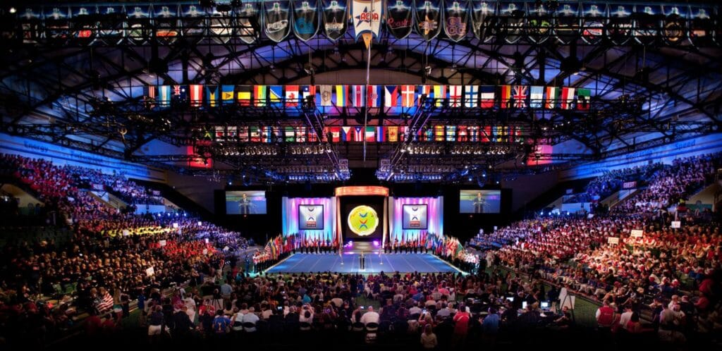 Imagem institucional do cheerleading