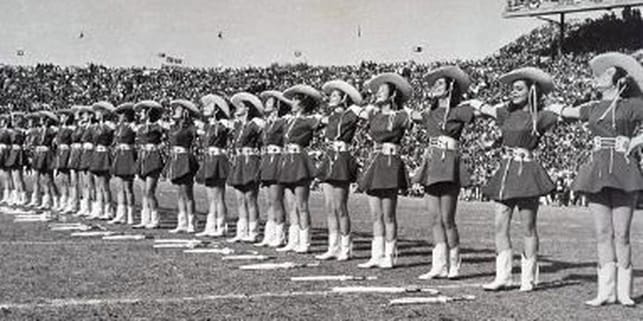 Imagem histórica do cheerleading