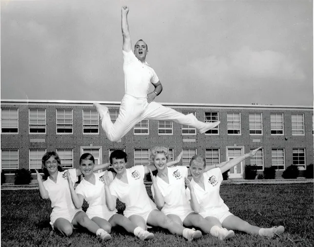 Imagem histórica do cheerleading