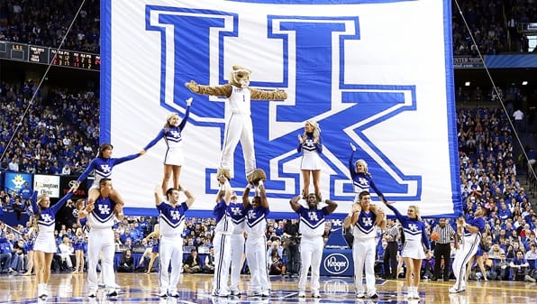 Imagem histórica do cheerleading