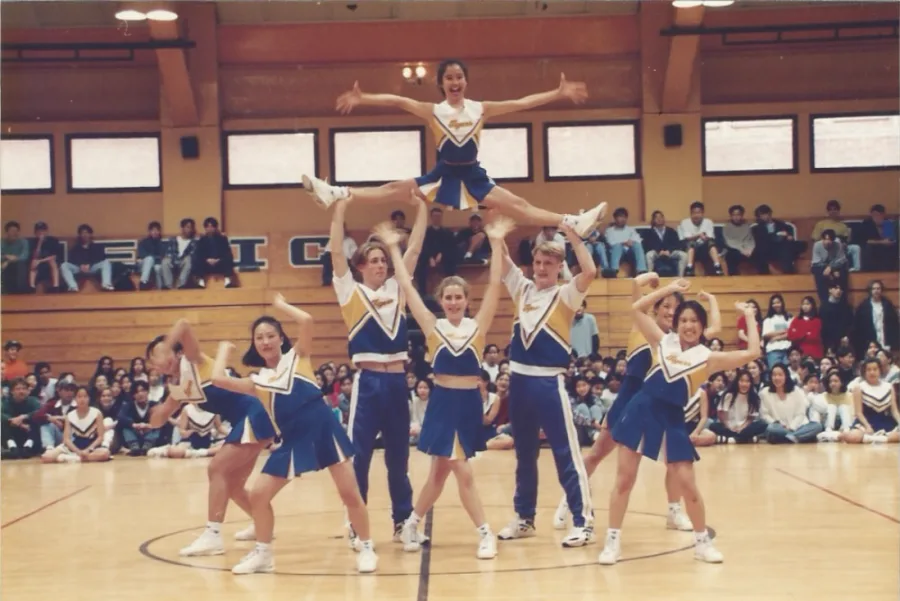 Imagem histórica do cheerleading